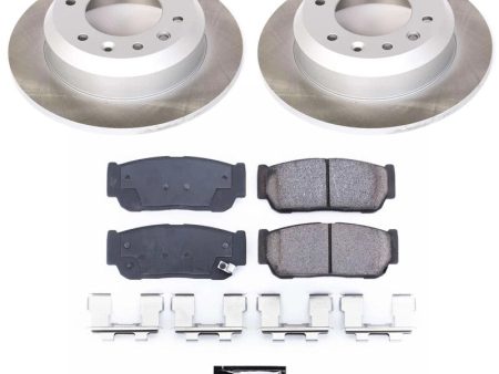 Power Stop 2006 Kia Sedona Rear Semi-Coated Rotor Kit Supply