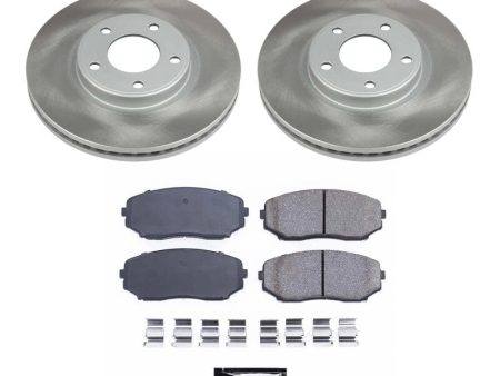 Power Stop 07-08 Lincoln MKX Front Semi-Coated Rotor Kit Online Hot Sale