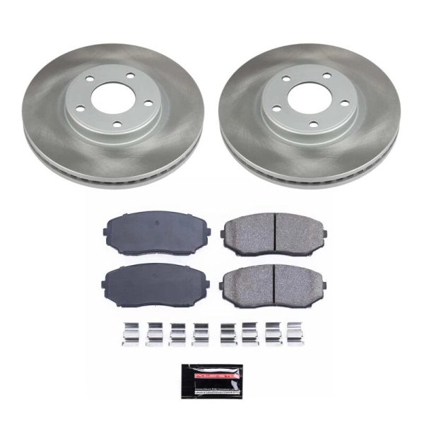 Power Stop 07-08 Lincoln MKX Front Semi-Coated Rotor Kit Online Hot Sale