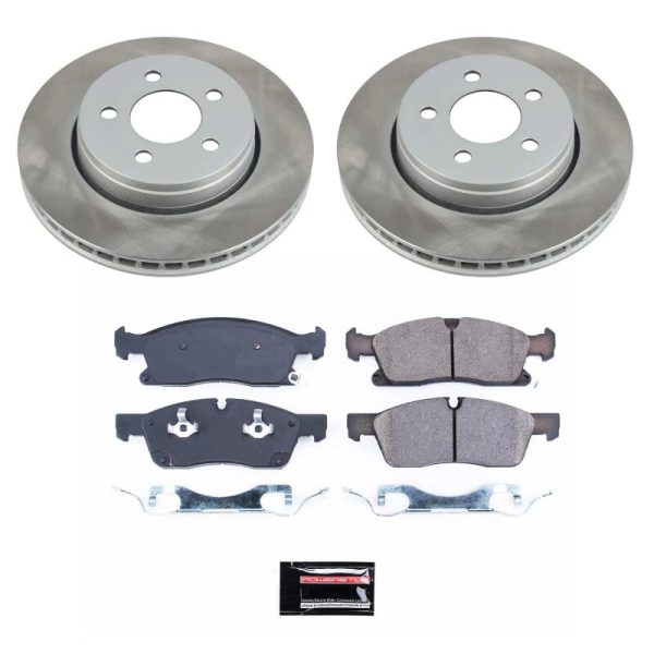 Power Stop 11-16 Jeep Grand Cherokee Front Semi-Coated Rotor Kit Cheap