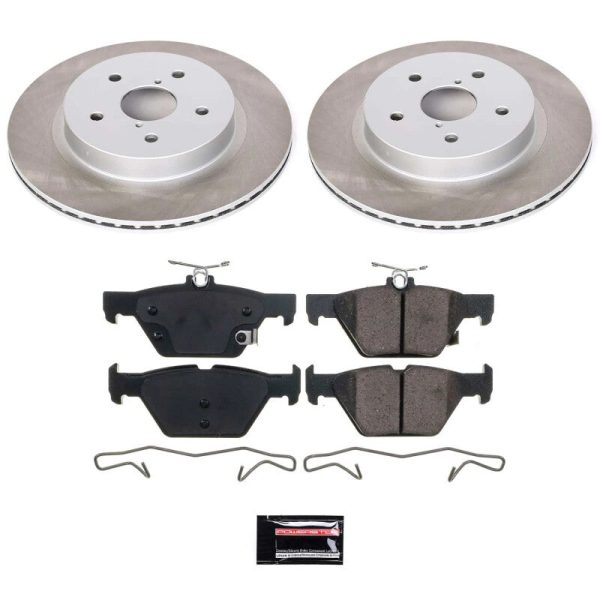 Power Stop 16-20 Subaru WRX Rear Semi-Coated Rotor Kit Discount