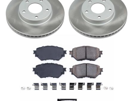 Power Stop 14-16 Mazda 3 Front Semi-Coated Rotor Kit Online Sale