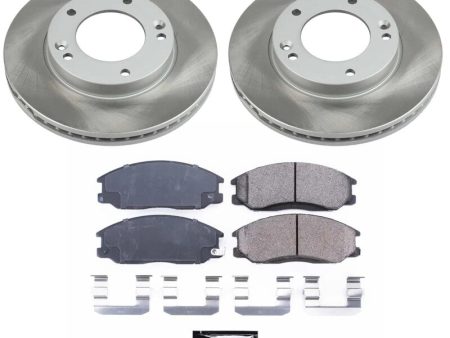 Power Stop 07-09 Kia Sorento Front Semi-Coated Rotor Kit Discount