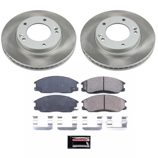 Power Stop 07-09 Kia Sorento Front Semi-Coated Rotor Kit Discount