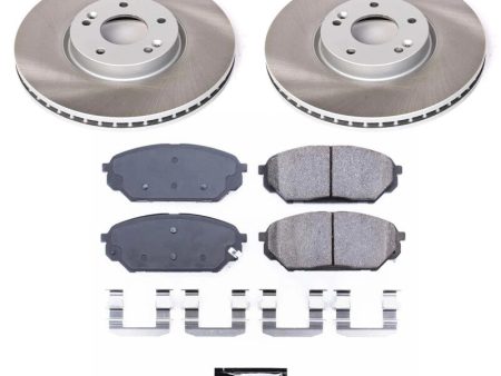 Power Stop 07-12 Hyundai Veracruz Front Semi-Coated Rotor Kit Online Sale