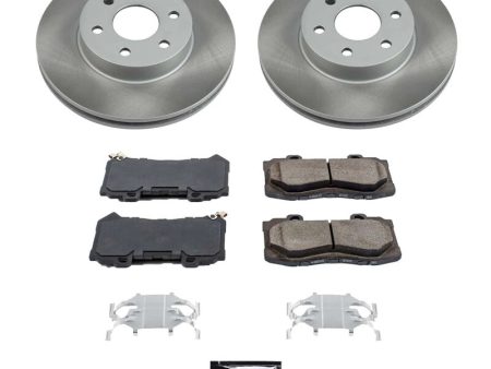 Power Stop 15-20 GMC Canyon Front Semi-Coated Rotor Kit Supply