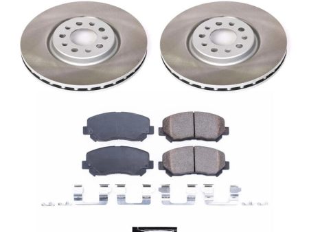 Power Stop 14-22 Jeep Cherokee Front Semi-Coated Rotor Kit Hot on Sale