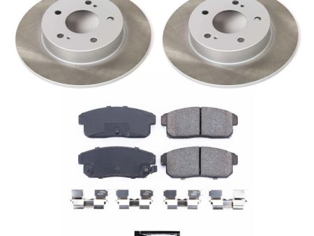 Power Stop 01-03 Nissan Maxima Rear Semi-Coated Rotor Kit Online now