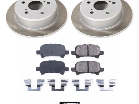 Power Stop 99-03 Toyota Solara Rear Semi-Coated Rotor Kit Hot on Sale