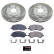 Power Stop 08-17 Mitsubishi Lancer Front Semi-Coated Rotor Kit Hot on Sale