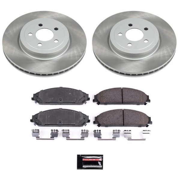 Power Stop 05-08 Dodge Magnum Front Semi-Coated Rotor Kit Cheap