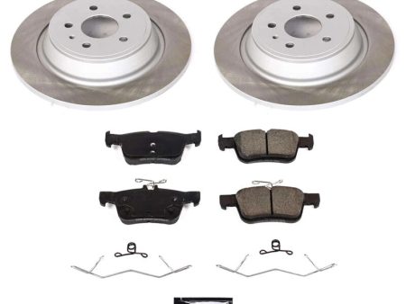 Power Stop 17-20 Ford Fusion Rear Semi-Coated Rotor Kit Cheap