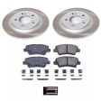 Power Stop 15-16 Kia Soul EV Rear Semi-Coated Rotor Kit For Discount