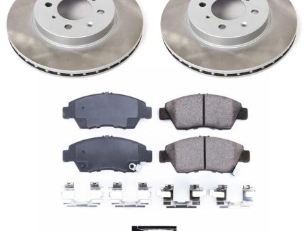 Power Stop 07-08 Honda Fit Front Semi-Coated Rotor Kit Fashion