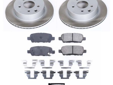 Power Stop 03-05 Nissan 350Z Rear Semi-Coated Rotor Kit Hot on Sale