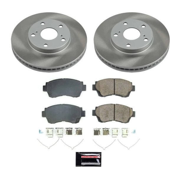 Power Stop 00-01 Toyota Camry Front Semi-Coated Rotor Kit Online