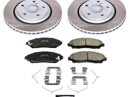 Power Stop 17-22 Honda Ridgeline Front Semi-Coated Rotor Kit Online Hot Sale