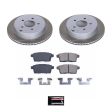 Power Stop 07-10 Lincoln MKX Rear Semi-Coated Rotor Kit Fashion