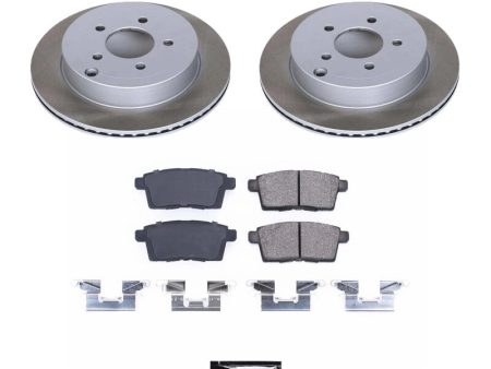 Power Stop 07-10 Lincoln MKX Rear Semi-Coated Rotor Kit Fashion