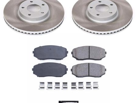 Power Stop 07-15 Lincoln MKX Front Semi-Coated Rotor Kit For Sale