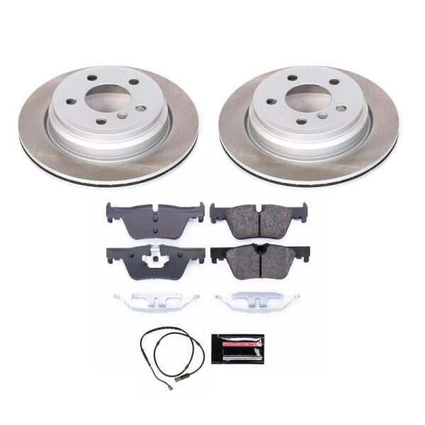 Power Stop 17-20 BMW 430i xDrive Gran Coupe Rear Semi-Coated Rotor Kit Online Sale