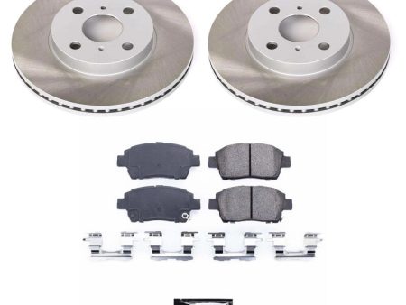 Power Stop 04-06 Scion xB Front Semi-Coated Rotor Kit Cheap