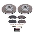 Power Stop 10-15 Mercedes-Benz GLK350 Front Semi-Coated Rotor Kit Hot on Sale