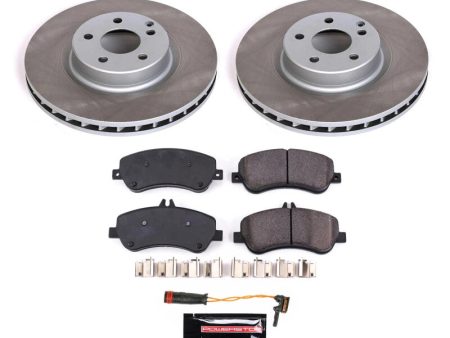 Power Stop 10-15 Mercedes-Benz GLK350 Front Semi-Coated Rotor Kit Hot on Sale