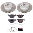 Power Stop 13-15 BMW X1 Rear Semi-Coated Rotor Kit Discount