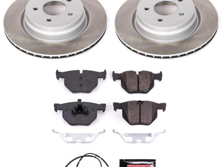 Power Stop 13-15 BMW X1 Rear Semi-Coated Rotor Kit Discount