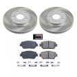 Power Stop 02-06 Toyota Camry Front Semi-Coated Rotor Kit Supply