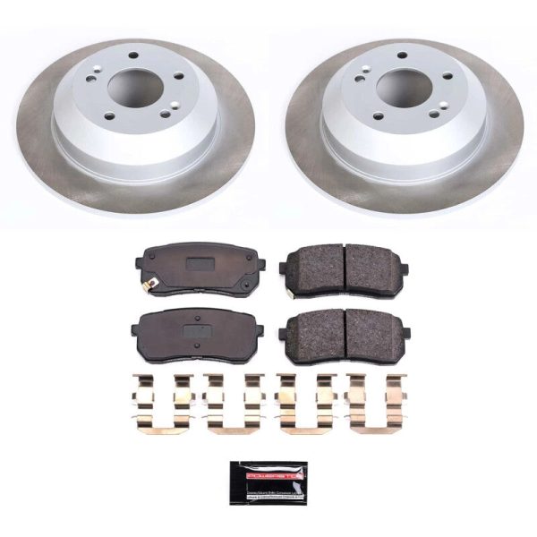 Power Stop 15-21 Kia Sedona Rear Semi-Coated Rotor Kit Sale