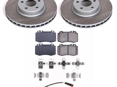 Power Stop 07-11 Mercedes-Benz CLS550 Front Semi-Coated Rotor Kit For Cheap