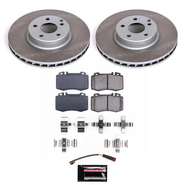 Power Stop 07-11 Mercedes-Benz CLS550 Front Semi-Coated Rotor Kit For Cheap