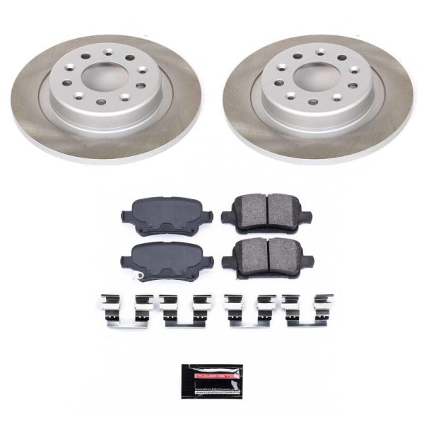 Power Stop 18-20 GMC Terrain Rear Semi-Coated Rotor Kit Sale