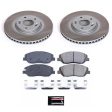 Power Stop 2019 Hyundai Santa Fe XL Front Semi-Coated Rotor Kit Online now