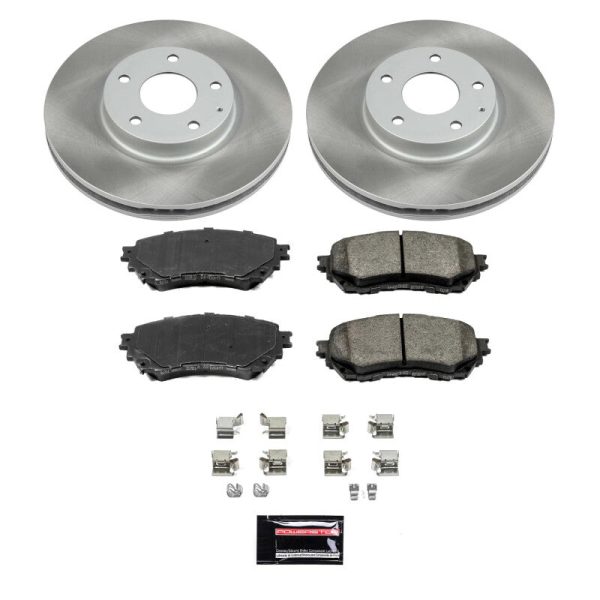 Power Stop 14-18 Mazda 6 Front Semi-Coated Rotor Kit For Sale