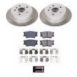 Power Stop 12-17 Toyota Camry Rear Semi-Coated Rotor Kit For Cheap