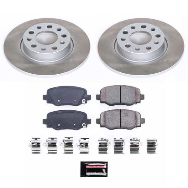 Power Stop 15-22 Jeep Renegade Rear Semi-Coated Rotor Kit Online Hot Sale