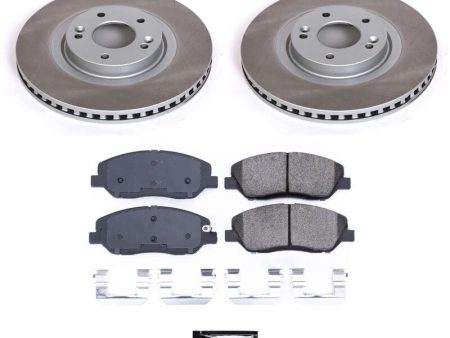 Power Stop 13-16 Hyundai Santa Fe Front Semi-Coated Rotor Kit Online now