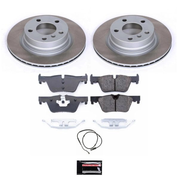 Power Stop 2014 BMW 428i xDrive Rear Semi-Coated Rotor Kit For Cheap