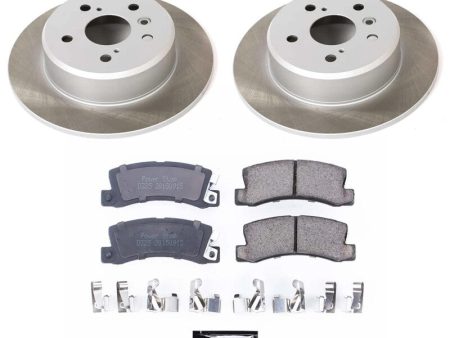 Power Stop 92-96 Toyota Camry Rear Semi-Coated Rotor Kit Discount