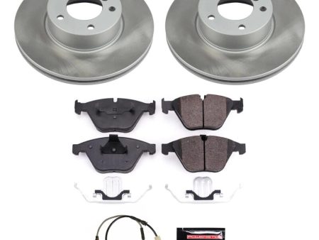 Power Stop 13-15 BMW X1 Front Semi-Coated Rotor Kit For Cheap