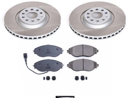 Power Stop 18-21 Volkswagen Tiguan Front Semi-Coated Rotor Kit Online