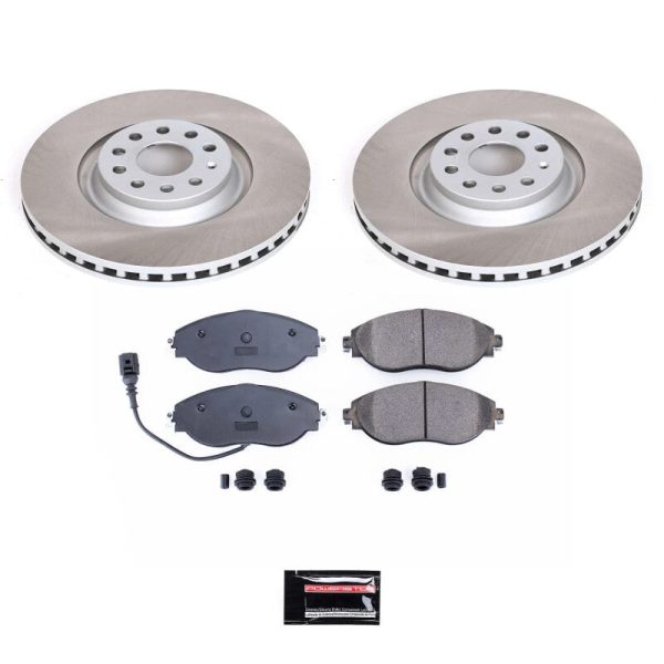 Power Stop 18-21 Volkswagen Tiguan Front Semi-Coated Rotor Kit Online