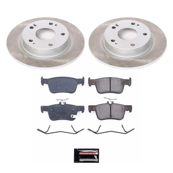 Power Stop 16-21 Honda Civic Rear Semi-Coated Rotor Kit Online Sale