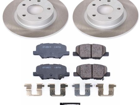 Power Stop 14-15 Mazda 6 Rear Semi-Coated Rotor Kit Supply