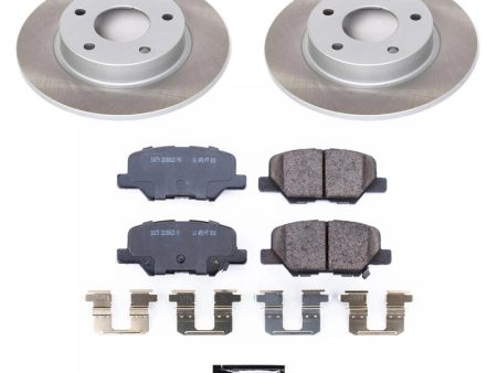 Power Stop 14-16 Mazda 3 Rear Semi-Coated Rotor Kit Supply