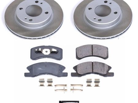 Power Stop 14-15 Mitsubishi Mirage Front Semi-Coated Rotor Kit Cheap