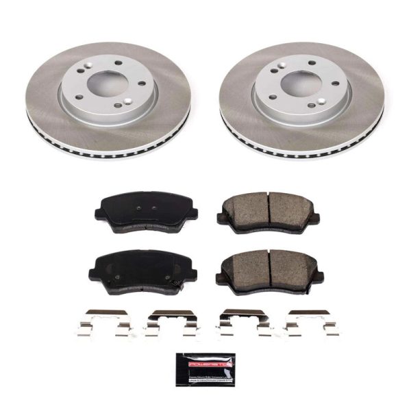 Power Stop 17-18 Kia Forte5 Front Semi-Coated Rotor Kit Online Sale